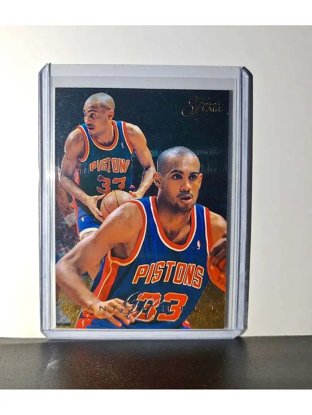 Grant Hill 1995-96 Flair NBA #37 Card Detroit Pistons